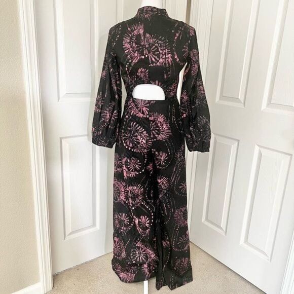 Kahindo Luo Tie Dye Cotton Jumpsuit Size 6 - Picture 8 of 14